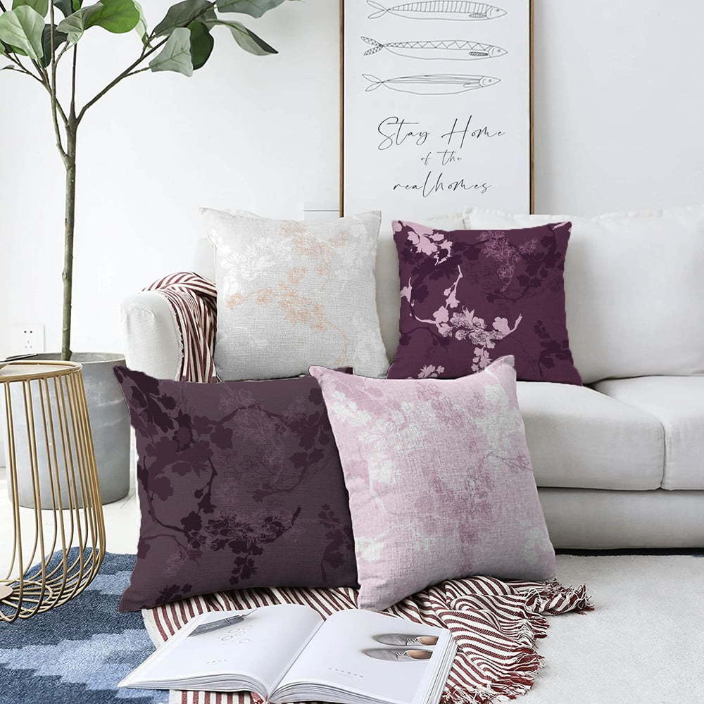 Sada 4 povlaků na polštáře Minimalist Cushion Covers Donna