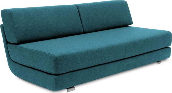 Tyrkysová rozkládací pohovka Softline Lounge Softline