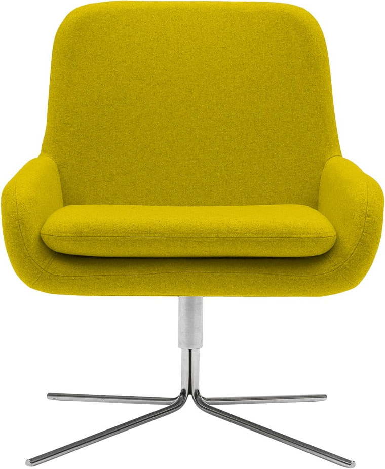 Žluté otočné křeslo Softline Coco Swivel Softline