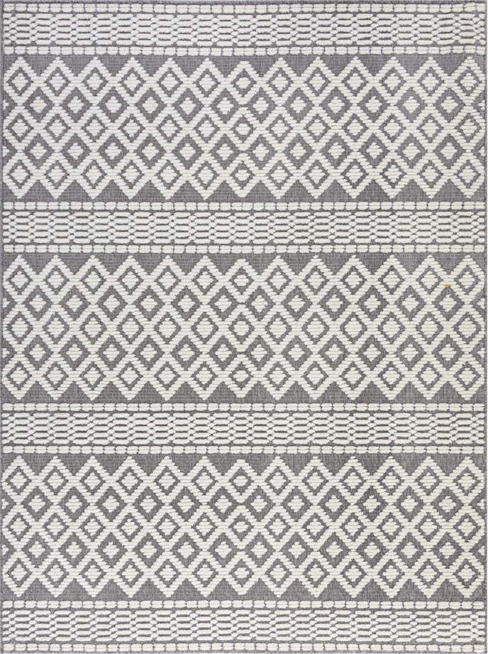 Šedý pratelný koberec 145x80 cm Jhansi - Flair Rugs Flair Rugs