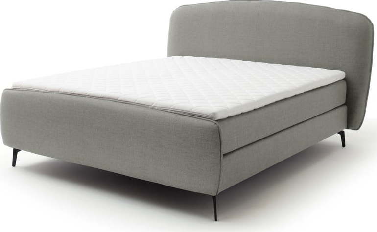 Světle šedá boxspring postel 160x200 cm Imola - Meise Möbel Meise Möbel