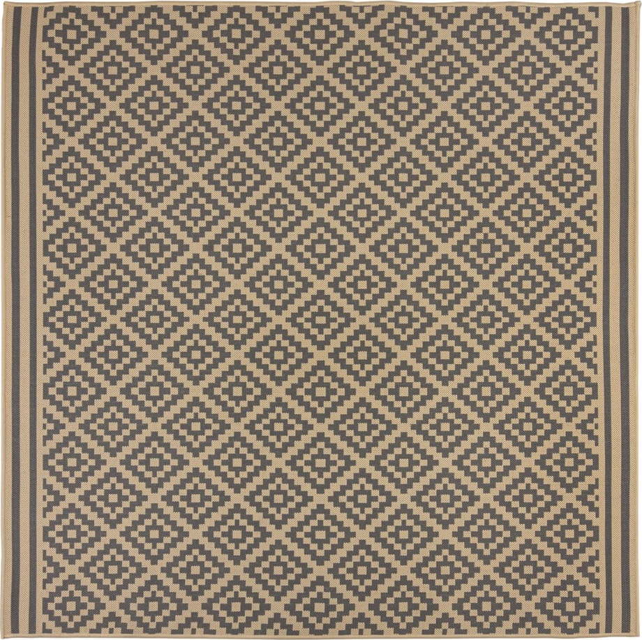 Šedý/béžový venkovní koberec 200x200 cm Moretti - Flair Rugs Flair Rugs