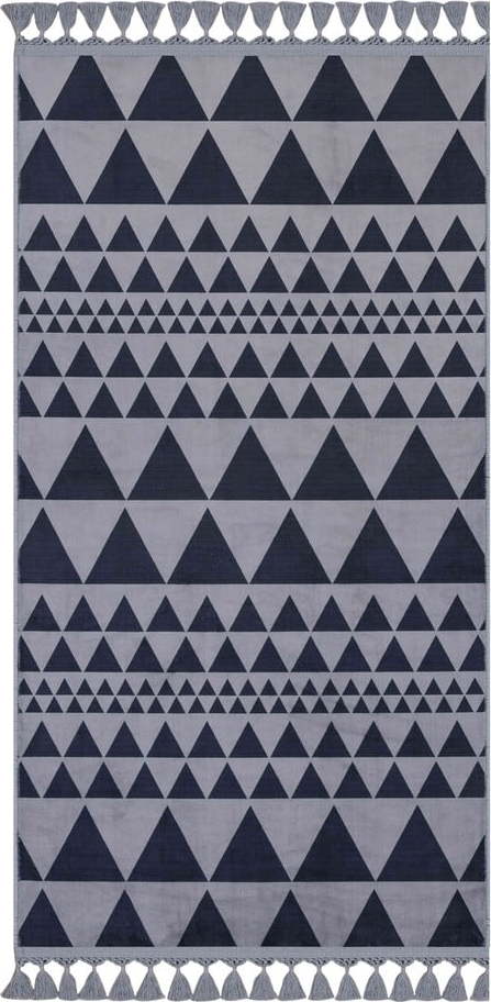 Šedý pratelný koberec 160x100 cm - Vitaus Vitaus