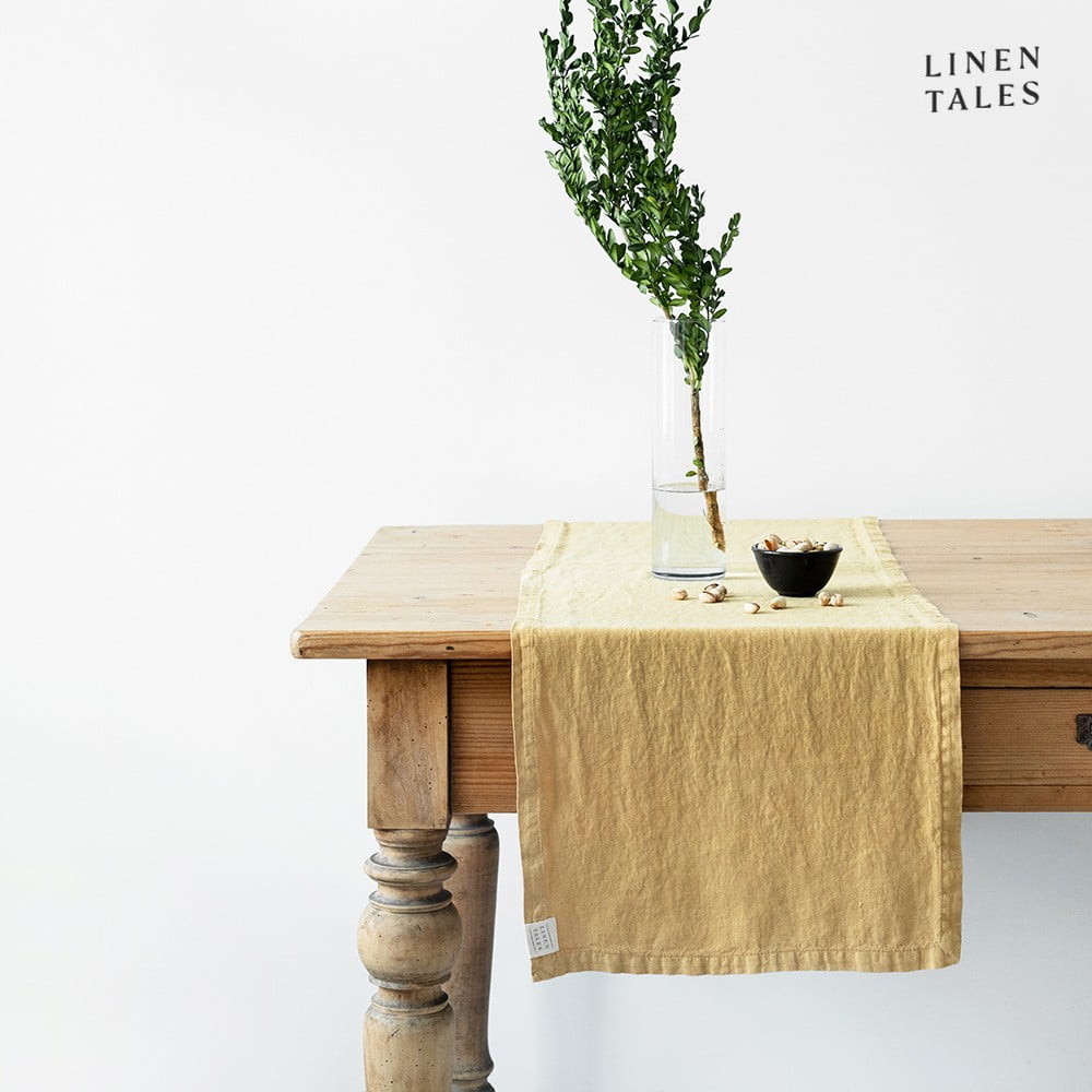 Lněný běhoun na stůl 40x150 cm – Linen Tales Linen Tales