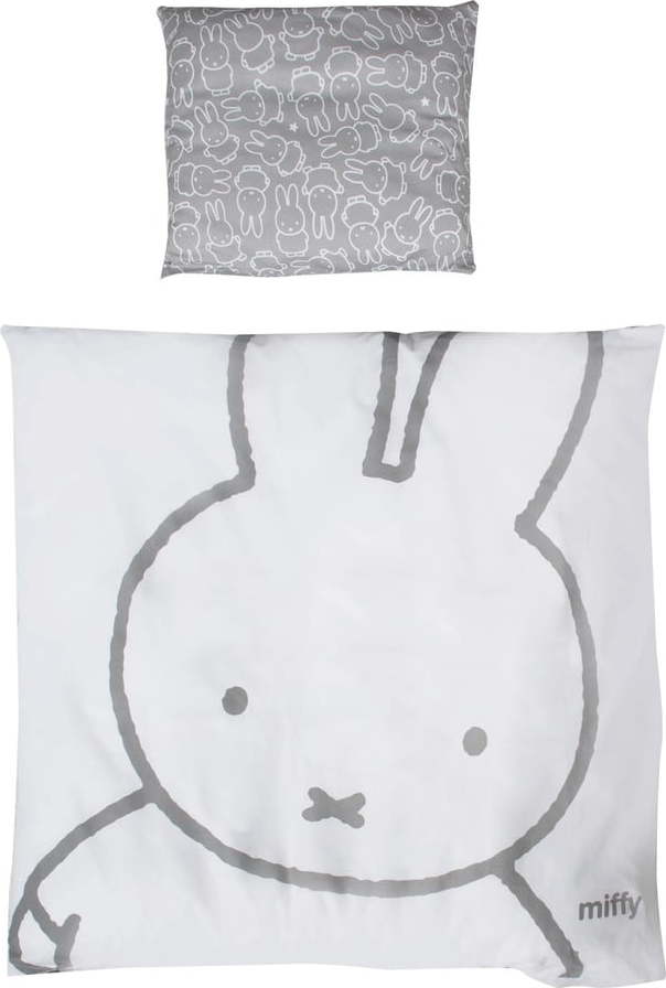 Bavlněné dětské povlečení do postýlky 80x80 cm Miffy – Roba Roba