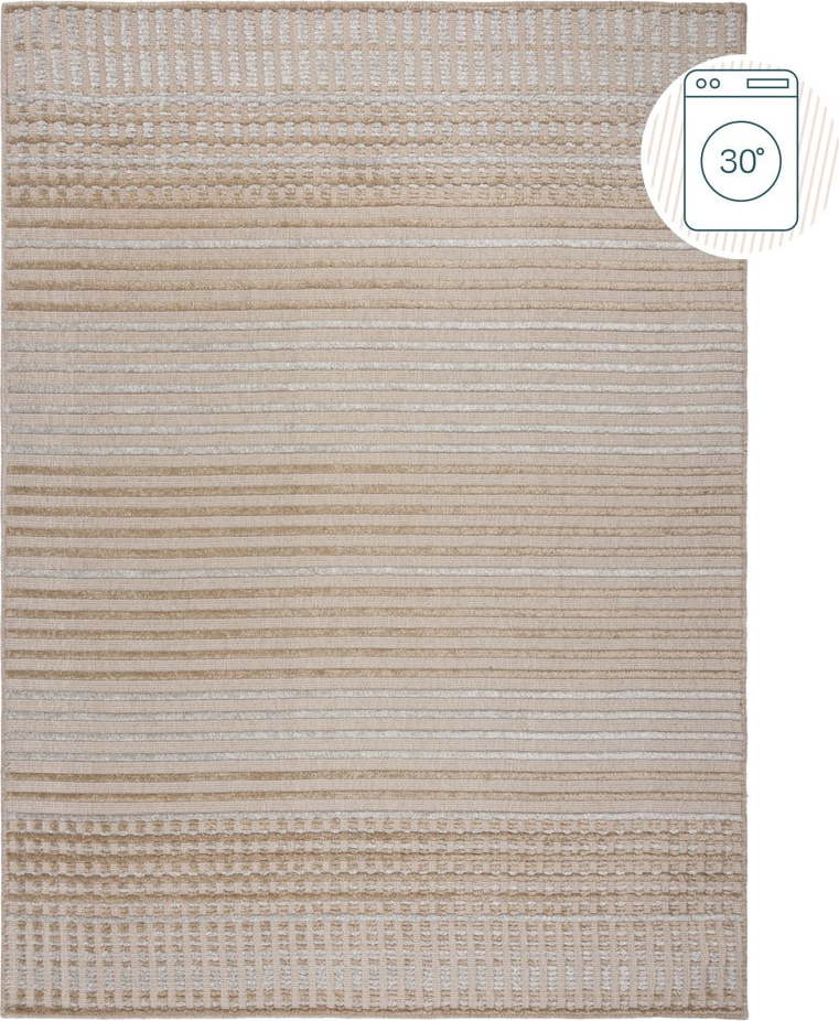 Béžový pratelný koberec z žinylky 80x160 cm Elton – Flair Rugs Flair Rugs