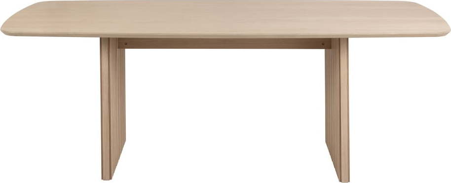Bílý jídelní stůl v dekoru dubu 105x220 cm Christo – Actona Actona