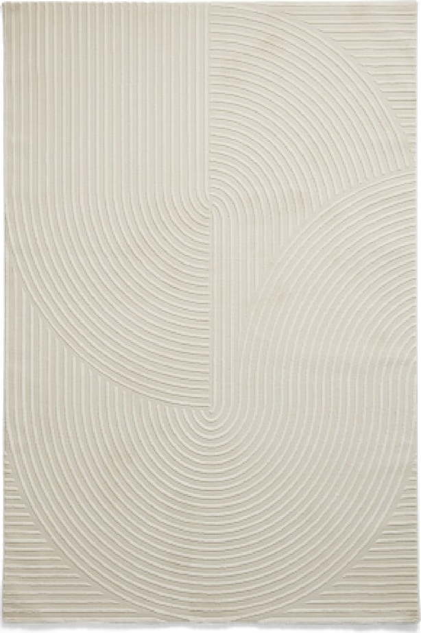 Krémový pratelný koberec z recyklovaných vláken 120x170 cm Flores – Think Rugs Think Rugs