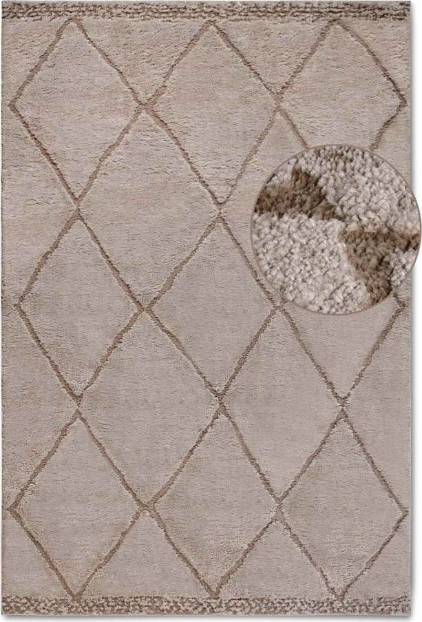 Béžový koberec 80x120 cm Perrotin Beige – Elle Decoration Elle Decoration