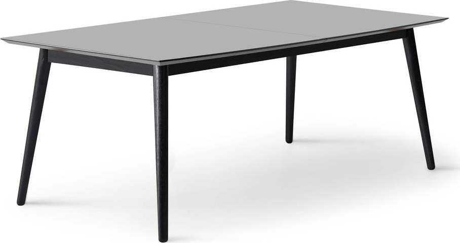 Černo-antracitový rozkládací jídelní stůl 100x210 cm Meza – Hammel Furniture Hammel Furniture