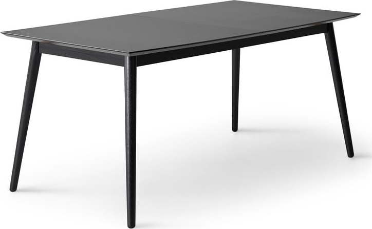 Černý rozkládací jídelní stůl s černou deskou 90x165 cm Meza – Hammel Furniture Hammel Furniture