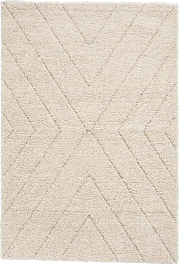 Krémový koberec 120x170 cm Ideal Shaggy – Think Rugs Think Rugs