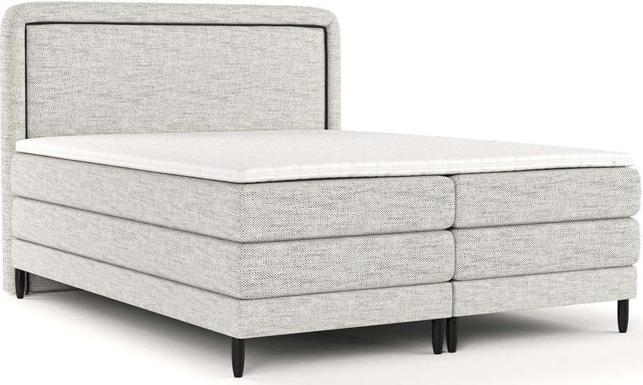 Světle šedá boxspring postel 180x200 cm Dove – Maison de Rêve Maison de Reve