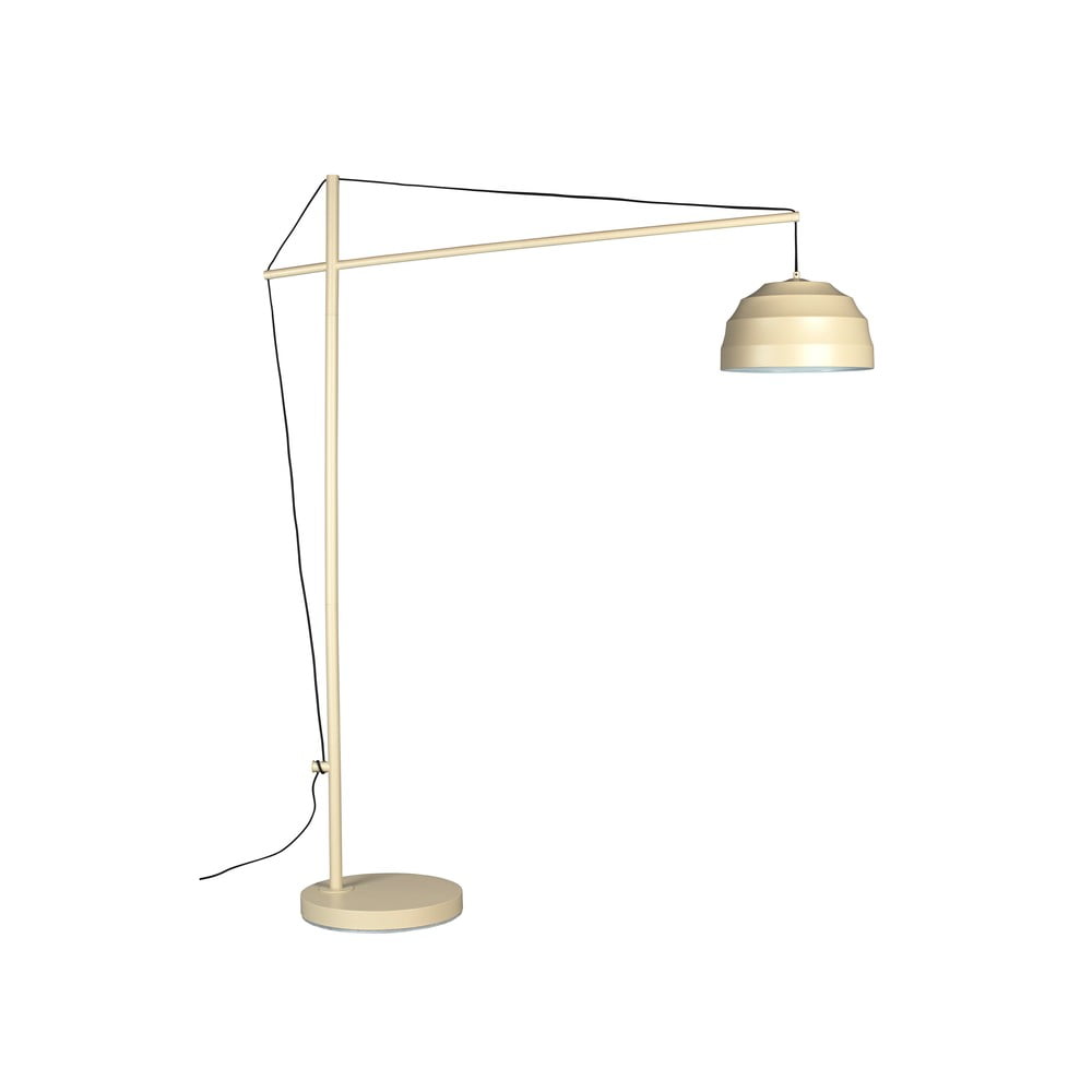 Světle žlutá stojací lampa (výška 180 cm) Liwa – Dutchbone Dutchbone