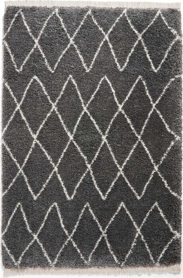 Tmavě šedý koberec 200x290 cm Boho – Think Rugs Think Rugs